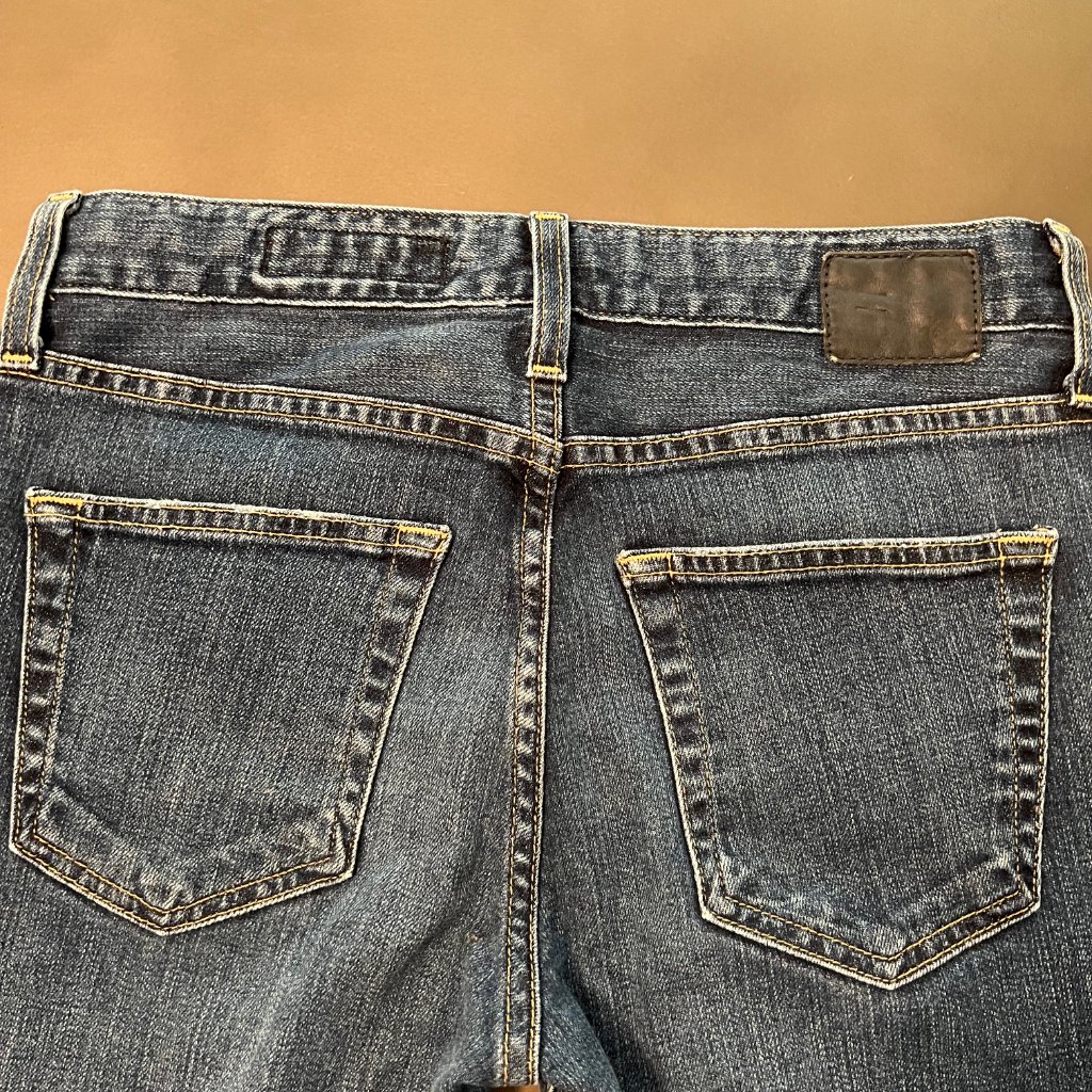 Ag Adriano Goldschmied Ex-Boyfriend Slouchy Slim Cropped - High Rise - Size 26